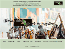 Tablet Screenshot of mindspatherapy.com